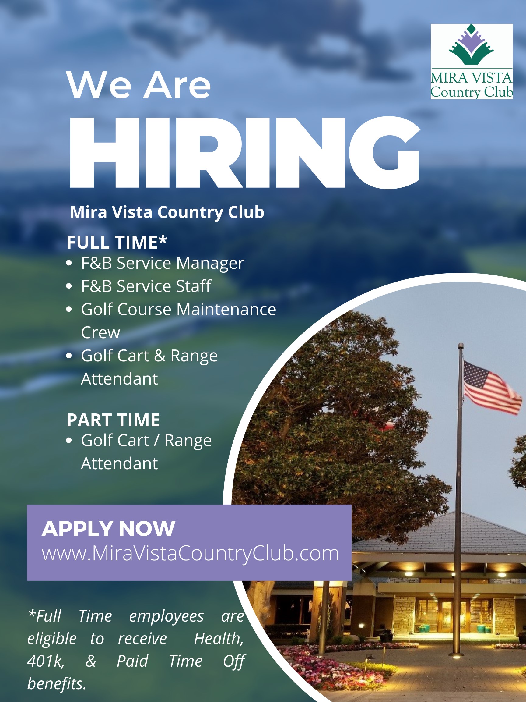 We Are Hiring
